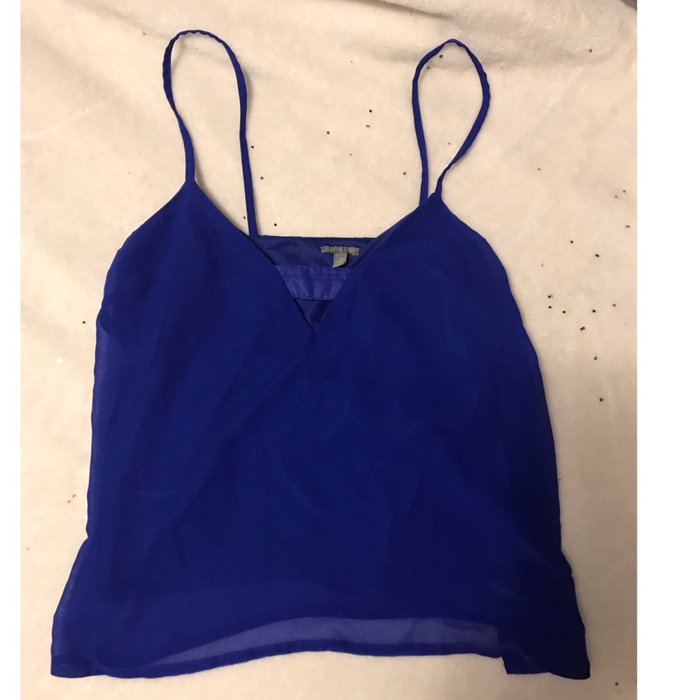 Blue tank top